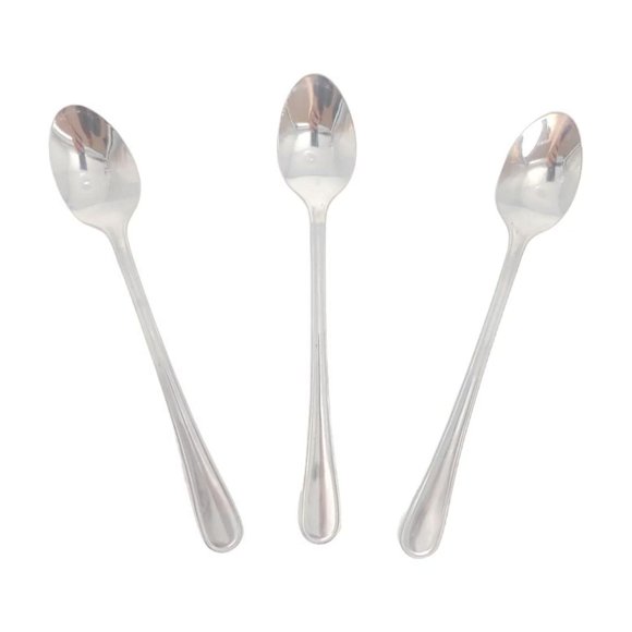 Mainstays 3-Piece Fleetline Iced Tea Spoon, Adult