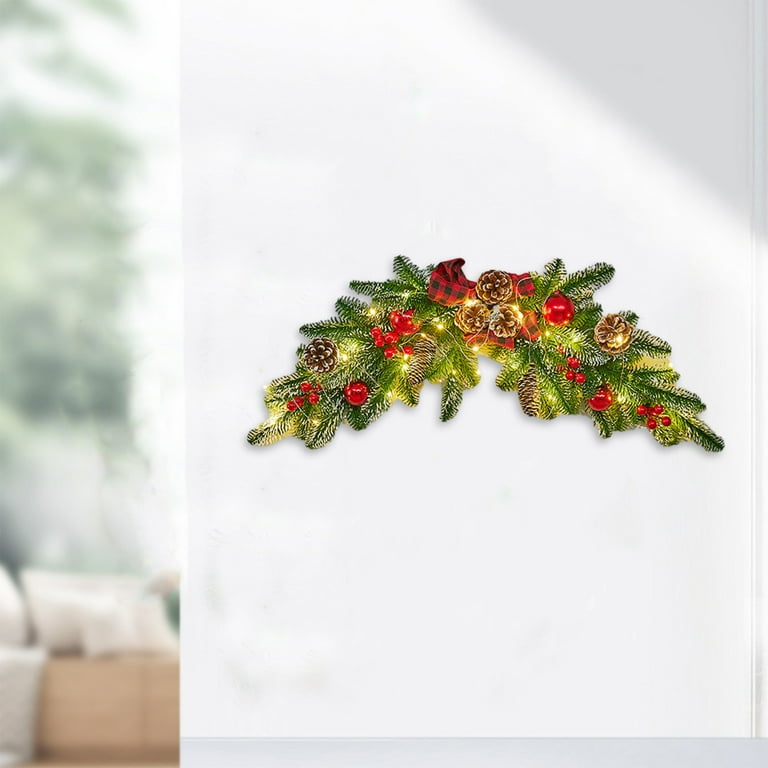 SDJMa Artificial Christmas Swag, 27.5