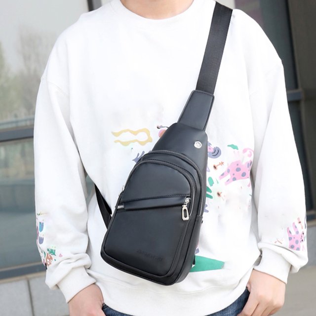 Teissuly Sling Bag For Men Women Shoulder Backpack Chest Bags Crossbody Daypack With Earphone Hole For Hiking Camping Outdoor Trip Teissuly WER202312025795
