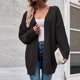 thumbnail image 1 of Puntoco - Chaqueta de punto para mujer, diseño de cáñamo largo, a la moda Puntoco Puntoco-6607, 1 of 5