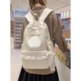 thumbnail image 2 of PRIYAL Polka Dot Backpack Cute Coquette Backpack with Lace Trim Kawaii Back Pack Everyday Daypack for Weekend, 2 of 12