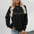 thumbnail image 2 of Arlun Classy Until Tipoff Sweatshirts for Women Basketball Game Day Oversized Pullover Sweatshirt Crewneck Loose Fit Long Sleeve Basketball Mama Hoodless Tops Black2 XL, 2 of 4