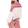 thumbnail image 2 of Free People Womens At the Lodge Pullover Sweater, Off-White, X-Small, 2 of 3