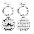 thumbnail image 3 of Swimming Swimmer Gifts - Just Keep Swimming Inspirational Keychain for Boys Girls Women Men - Christmas Birthday Stuff Present for Swimmer, 3 of 7