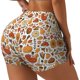 thumbnail image 1 of Fotbe Thanksgiving with Food Shorts Sin Costuras – Shorts Deportivos de Cintura Alta para Mujer, Elásticos para Gimnasio, Yoga, Running o Ciclismo-XX-Large, 1 of 8