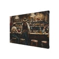 thumbnail image 2 of 8x12 inch Canvas Frameless Painting Cowboys & Taverns Bar Wall Decor,Men Room Decor,Home Kitchen,Bedroom Wall Art Decor,Tavern,Bar Decor Canvas Poster,Enchanting Cowboys & Tavern Prints Gift, 2 of 6