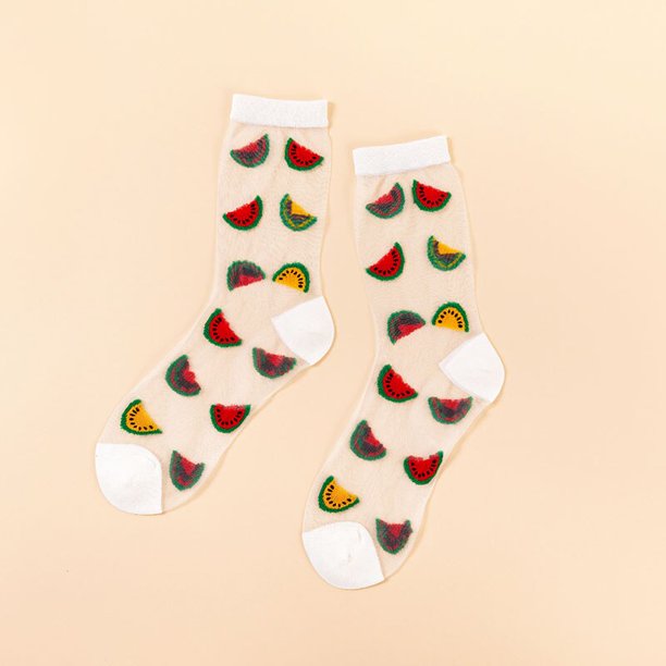 Calcetines divertidos de arte Floral fresco de Francia, Calcetines bonitos de encaje de diseño abstracto transparente, Calcetines de Mujer Jacquard Sokken Skarpetki, Calcetines de Mujer Tan Jianjun unisex