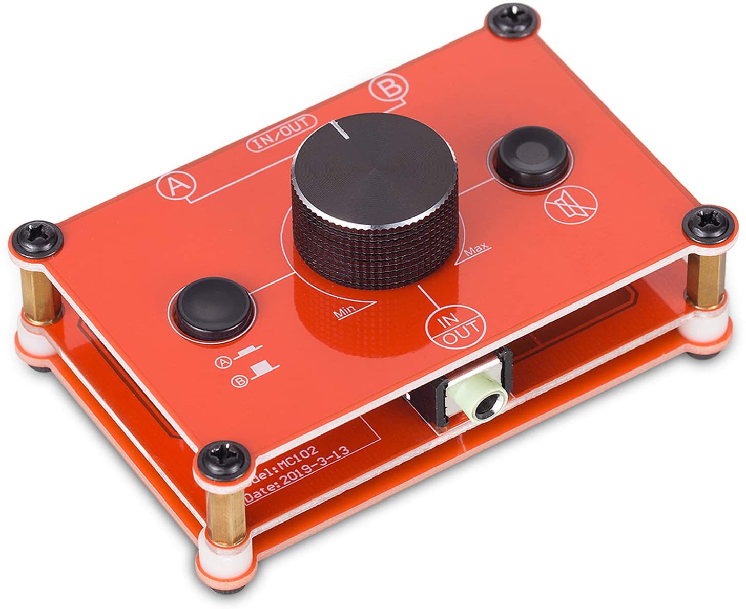 Out 3.5mm Stereo Audio Switcher Passive 