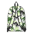 thumbnail image 3 of Cute Dinosaur Pattern Backpack for School,Cute School Bag,Schoolbag with Adjustable Shoulder Straps & Padded Back,15.7"x11.8"x5.5", 3 of 5
