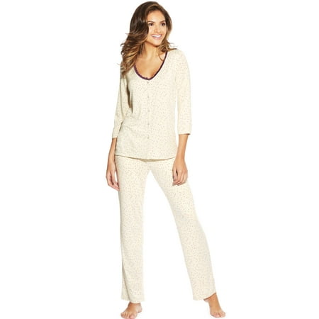 

Maidenform Women Pant V-Neck 3/4 Sleeve pajama sets