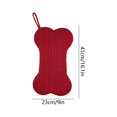 thumbnail image 3 of Dog Christmas Stocking Puppy Santa Hat Cloth Non Woven for Family Holiday Fireplace Tree Wall Door Window Stair Christmas Party Decorations by MPOISVA, 3 of 6