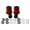 Red, variant on Wofarmy 1 Set Skateboard Bushing Gasket Pu 3.25 Inch Longboard Shock Absorber Truck Rebuild-Kit Universal Hoverboard Outdoor Skateboard