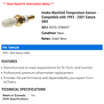 thumbnail image 2 of Intake Manifold Temperature Sensor - Compatible with 1993 - 2001 Saturn SW2 1994 1995 1996 1997 1998 1999 2000, 2 of 2