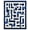 Navy Blue, Pattern 3, variant on ODIKA Navy Long Abstract Brushstroke Interlocking Wave Motif Accessories Stain Resistant Flatwoven for Entryway, Kitchen, Mudroom