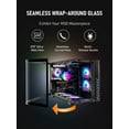 thumbnail image 4 of EVOUNIC Gaming PC Desktop , Intel Core i5-11400 (Up to 4.4GHz, 12 Threads) , AMD Radeon RX 580 8GB , 16GB DDR4 RAM , 1TB NVMe SSD , WiFi 6 + Bluetooth 5.4 , 9× ARGB Fans , Windows 11 Pro , 650W PSU, 4 of 11