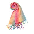 thumbnail image 2 of INSPIRE CHIC Large Tassel Wrap Floral Gradient Color Scarf for Women, 2 of 6