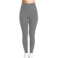 thumbnail image 2 of Cuhas Womens Fashion Cargo Pants Women Solid Color High Waist Stretch Strethcy Fitness Leggings Yoga Plus Size Womens Pants Gray S, 2 of 7