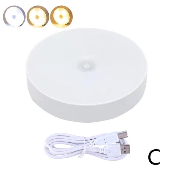 USB Charging Intelligent Motion Sensor Light Wireless LED Night Lamp Household Headlight Bedroom Wardrobe Lamp Bedside lamp,potato lamp, white outdoor light Stick flower light,mini wall Decora