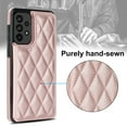 thumbnail image 3 of Feishell Back Wallet Case for Samsung Galaxy A53 5G, RFID Blocking Premium PU Leather Flip Cover with Card Slots Holder Magnetic Buttons Kickstand TPU Bumper Shockproof Case,Rosegold, 3 of 8