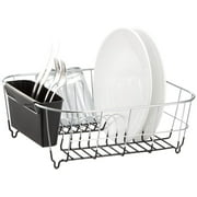 Deluxe Chrome-plated Steel Small Dish Drainers (Black)