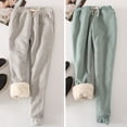 thumbnail image 3 of Babysbule Womens Pants Women Warm Fitness Lamb Cashmere Leggings Winter Fleece Legging Pants, 3 of 3