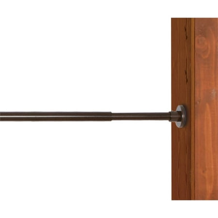 Versailles Stainless Steel Duo Tension Rod In Espresso