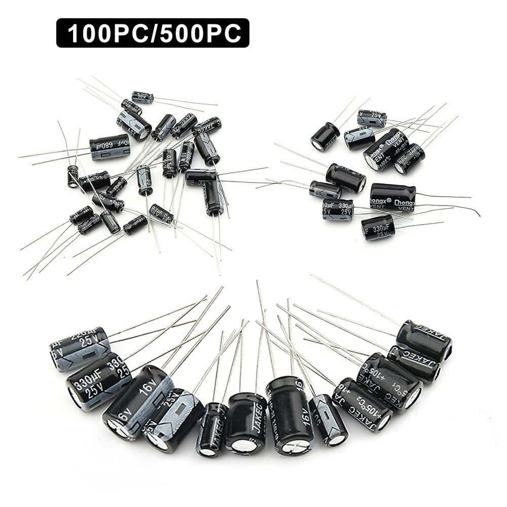 100 PCS 4.7uF 50V 105°C Replaces 16v 25V 35V Electrolytic Capacitors USA Seller! 