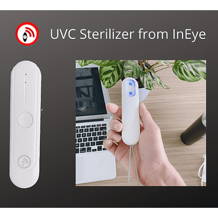 INEYE Technologies, LLC UV Wand Sanitizer White
