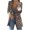 Brown, variant on Aoochasliy Womens Blazer Jacket Clearance Long Lapel Cardigan Slim Overcoat Long Blazers