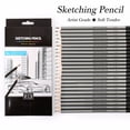thumbnail image 1 of Raindrops 24Pcs Sketching Pencils Set Black Graphite Pencils for Drawing and Sketch Use Beginners Artists, 1 of 8