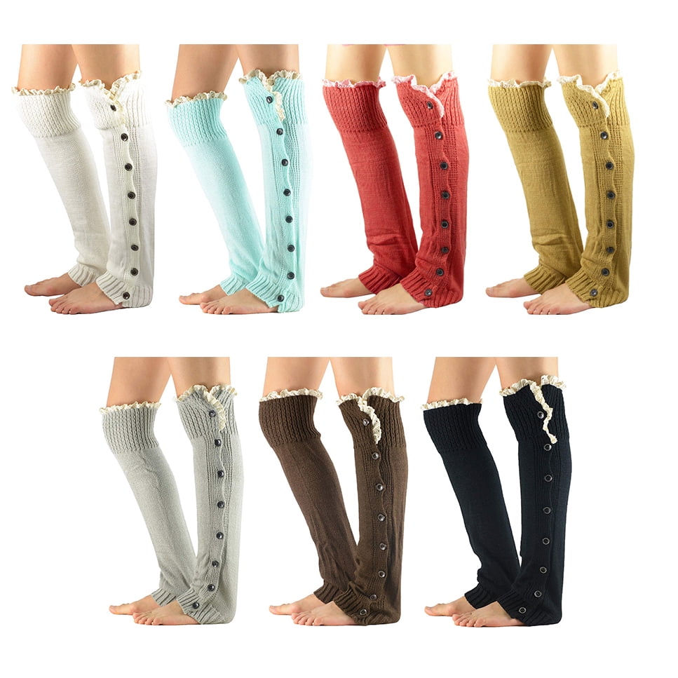 Buttoned Leg Warmers