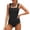 Black, variant on Girl Period Swimsuits Swimwear Tummy Control Cutout One Piece Bathing Suit 9-16 Years
