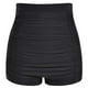 thumbnail image 3 of ICHUANYI Clearance Women Plus Size High Waist Bikini Bottoms Swim Briefs Beach Shorts Ruched Bottom(Black, XXXXXL) Ichuanyi Ichuanyi, 3 of 7