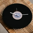 thumbnail image 4 of Isvgxsz Vinyl Record Wall Clock Silent Wall Clock Kitchen Wall Clock Music Decor Bedroom Wall Clock Vinyl Records Decor Cafe Wall Clock Retro Decor Office Supplies 3D Plastic Rock and Roll, 4 of 5