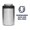 thumbnail image 4 of Enfriador de latas triple de acero inoxidable, botella o vaso con tapa para latas estándar de 12 oz, 4 of 7