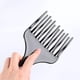 thumbnail image 3 of Peine afro de pieza, peine afro de dientes anchos de plástico, peine para cabello rizado, para peinar y eliminar el cabello enredado (negro), 3 of 5