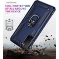 thumbnail image 5 of S21 FE Case, Samsung Galaxy S21 FE Case Military Grade Protective with Magnetic Car Mount Ring Holder Stand Cover for Samsung Galaxy S21 FE - Blue, 5 of 12