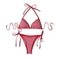 thumbnail image 1 of Trajes de Baño de Cintura Alta para Mujeres Traje de Baño de Bikini Impreso Floral con Sujetadores Acolchados Extraíbles Y Correa para el Cuello, Trajes de Baño de Cuello Alto para Mujeres, 1 of 9