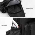 thumbnail image 5 of breaise Sling Bags Chest Shoulder Backpack Men Crossbody Bags Cover Pack Rucksack Crossbody Bag for Travel Hiking Bicycle Sport Gym Daypacks with water bottle holder Waterproof Black, 5 of 7