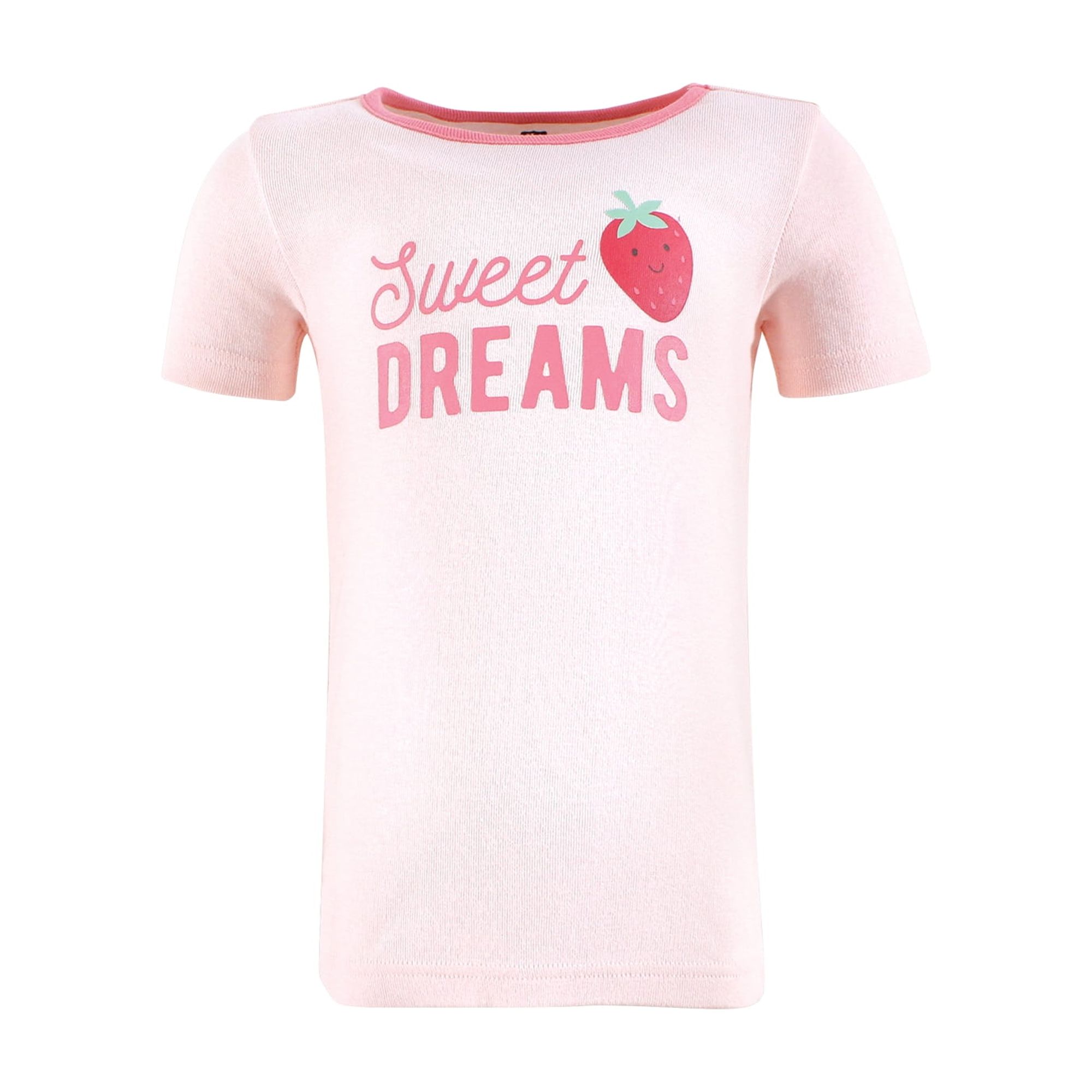 Hudson Baby Infant Girls Cotton Pajama Set, Fruit Salad Dreams, 6 Years