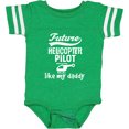 thumbnail image 3 of Inktastic Future Helicopter Pilot Like Daddy Boys Baby Bodysuit, 3 of 5