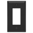 thumbnail image 1 of Century Stamped Steel Rocker Wall Plate - Matte Black, 1 of 1