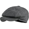 thumbnail image 4 of CoCopeaunts Newsboy Hats for Women Autumn Winter Hat Retro Octagonal Newsboy Cap Vintage Plain Beret Hat Outdoor Ivy Cap, 4 of 7