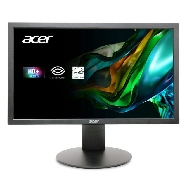 Acer K202Q bi Monitor profesional HD+ de 19,5 pulgadas (1600 x 900), frecuencia de actualización de 75 Hz, montaje VESA, tecnologías VisionCare, filtro BlueLight y tecnología sin parpadeo (puerto HDMI