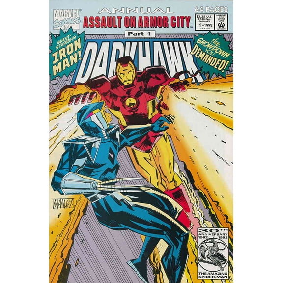 Darkhawk Annual #1 VF ; Marvel Comic Book