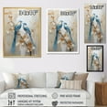 thumbnail image 4 of Designart "Simplistic Exotic Bird Floral Landscape I" Birds Of Paradise Floater Framed Wall Decor, 4 of 5