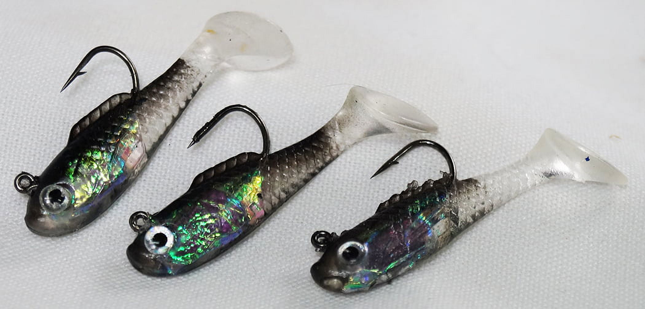 Creme 1.5" Spoiler Shad Swim Bait Soft Plastic Lure