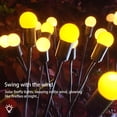 thumbnail image 4 of Bewildely Luz de paisaje de carga solar, lámparas nocturnas impermeables de ahorro de energía, iluminación decorativa Exterior de varios cabezales de Iluminación y accesorios 8 cabezas/colorido Bewildely HA065391-04B, 4 of 6