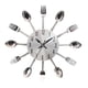 thumbnail image 1 of Reloj de pared de estilo europeo para comedor, de metal, creativo, para sala de estar, de cuarzo silencioso, sencillo, para colgar en la pared, 1 of 6