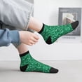thumbnail image 2 of Rocae Green Glitter for Premium Adult Socks,Comfortable, Breathable, and Durable Socks, Perfect for Everyday Wear, 2 of 7